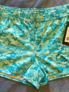 SPYDER Soft Camo Blue Athletic Shorts